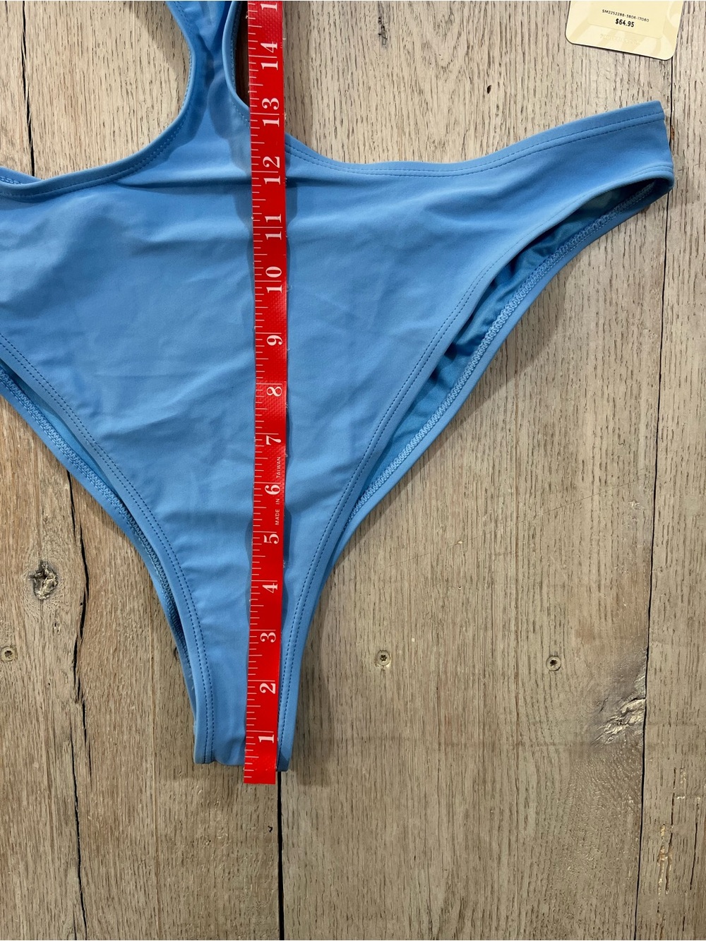 Fabletics Cutout One-Piece Swimsuit Island Escape Blue Size XL NWT - Picture 4 of 11